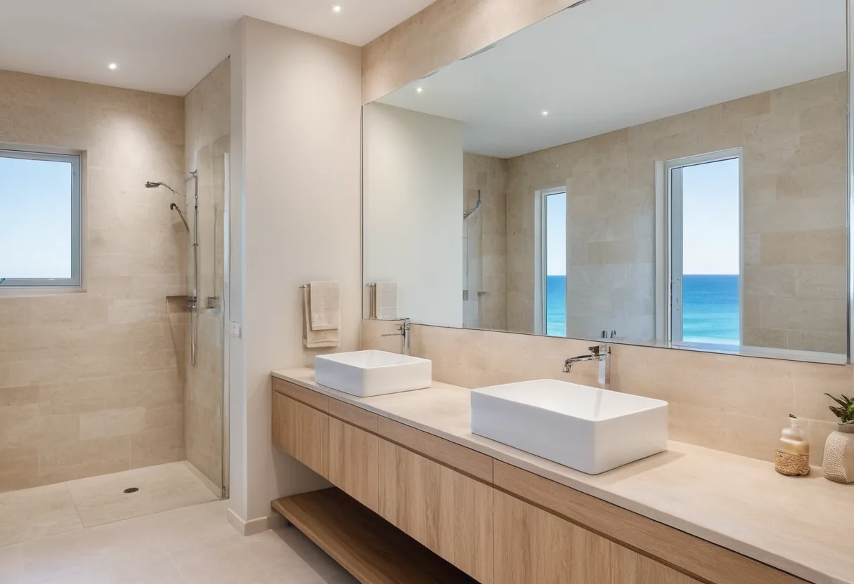 Salle de bain en pierre naturelle